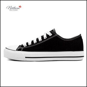 Canvas Low Top Sneakers Lace Up Comfort Walking Casual Fashion Shoes